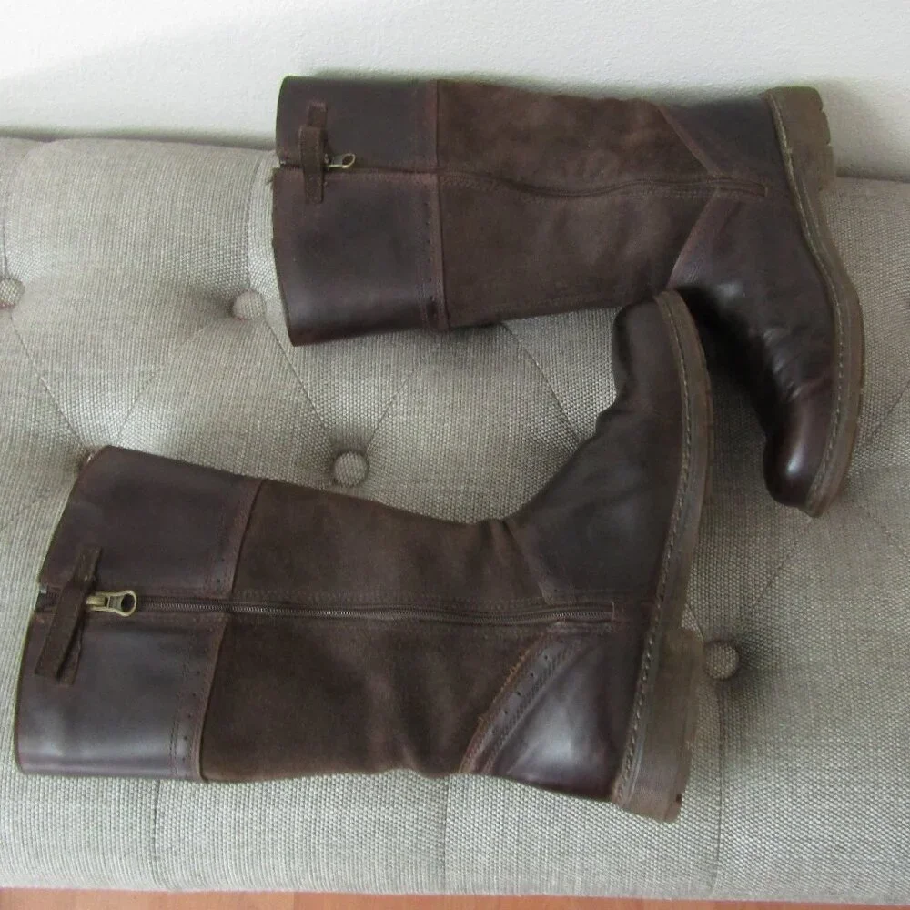 Timberland Earthkeeps Maplebrook Tall Boots Size 5.5